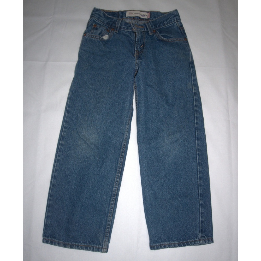 Levi's Size 8 Regular Blue Denim 550 Relaxed Fit Jeans